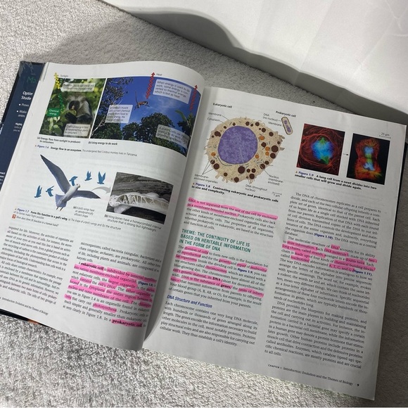 Vintage Campbell Biology Hard Cover Textbook Canadian Edition - Picture 10 of 13